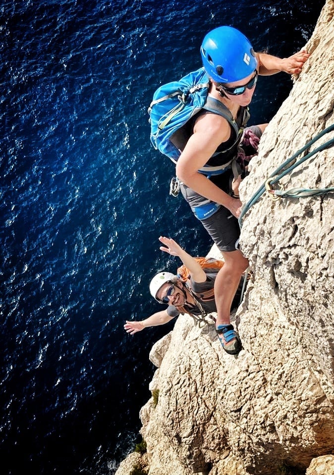 stage grande voie escalade calanques