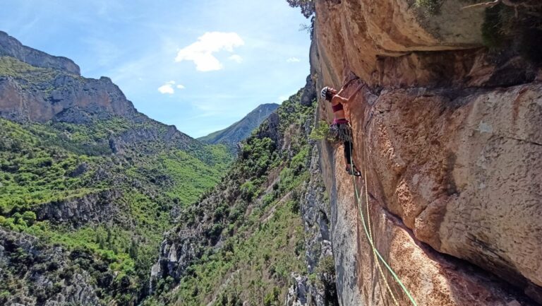 Escalade dans le Verdon