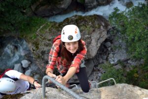 Via Ferrata à l'Argentière La Bessée dans les Hautes Alpes